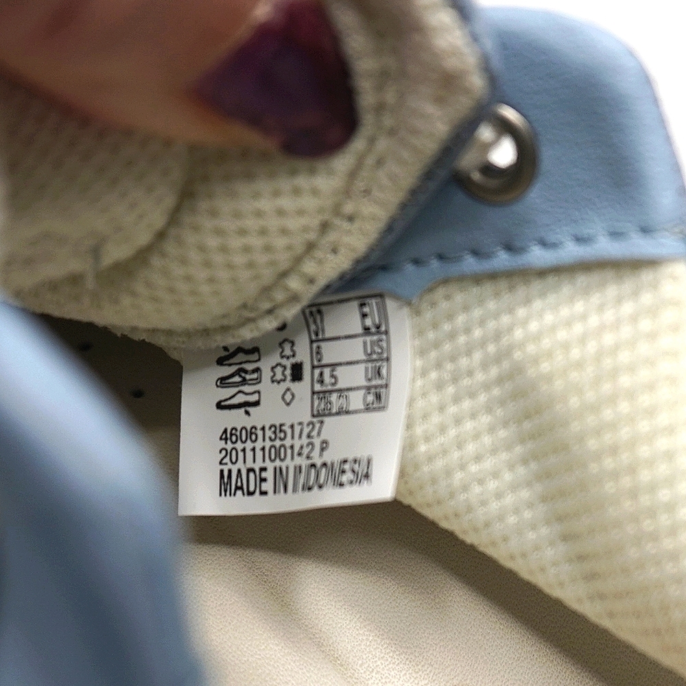 40) ECCO Soft Runner 7 Sky Blue Sz. 6 Extra Width - Picture 11 of 12